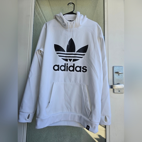 Adidas White Hoodie for Men - Picture 8 of 10